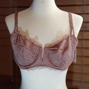 Auden 36D Unlined Balconette Coverage Bra